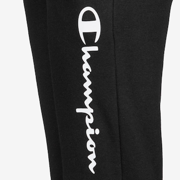 Champion Authentic Athletic Apparel Tapered Hose 'Legacy' in Schwarz