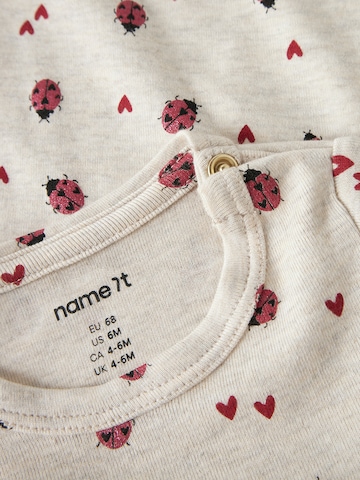 Barboteuse / body 'NBFHALINE' NAME IT en gris