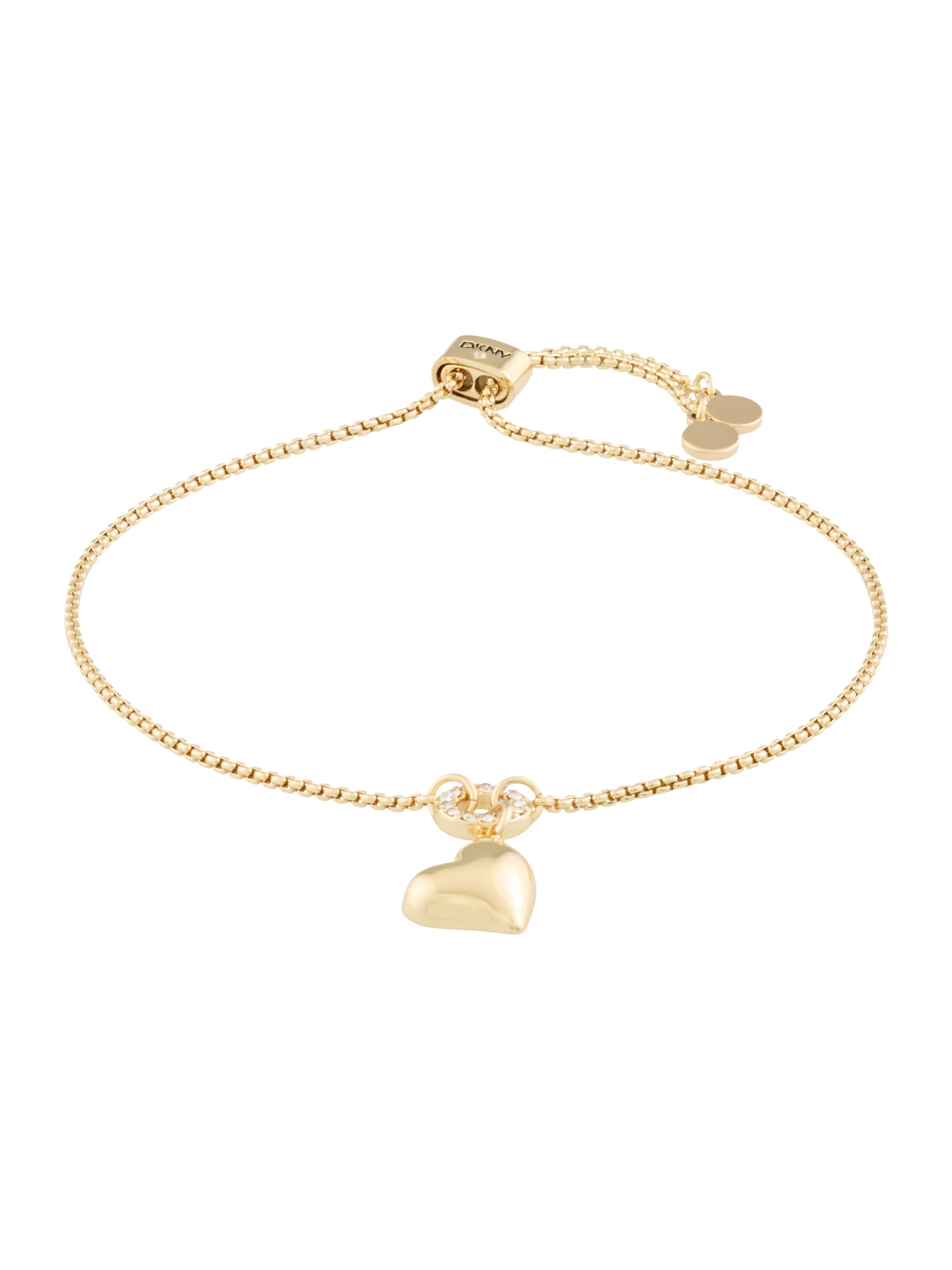 Bracelet DKNY en or : devant