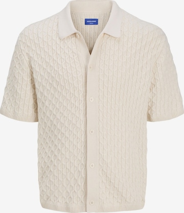 JACK & JONES - Ajuste regular Cárdigan en blanco: frente