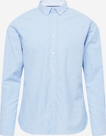 Clean Cut Copenhagen Button Up Shirt in Blue: front