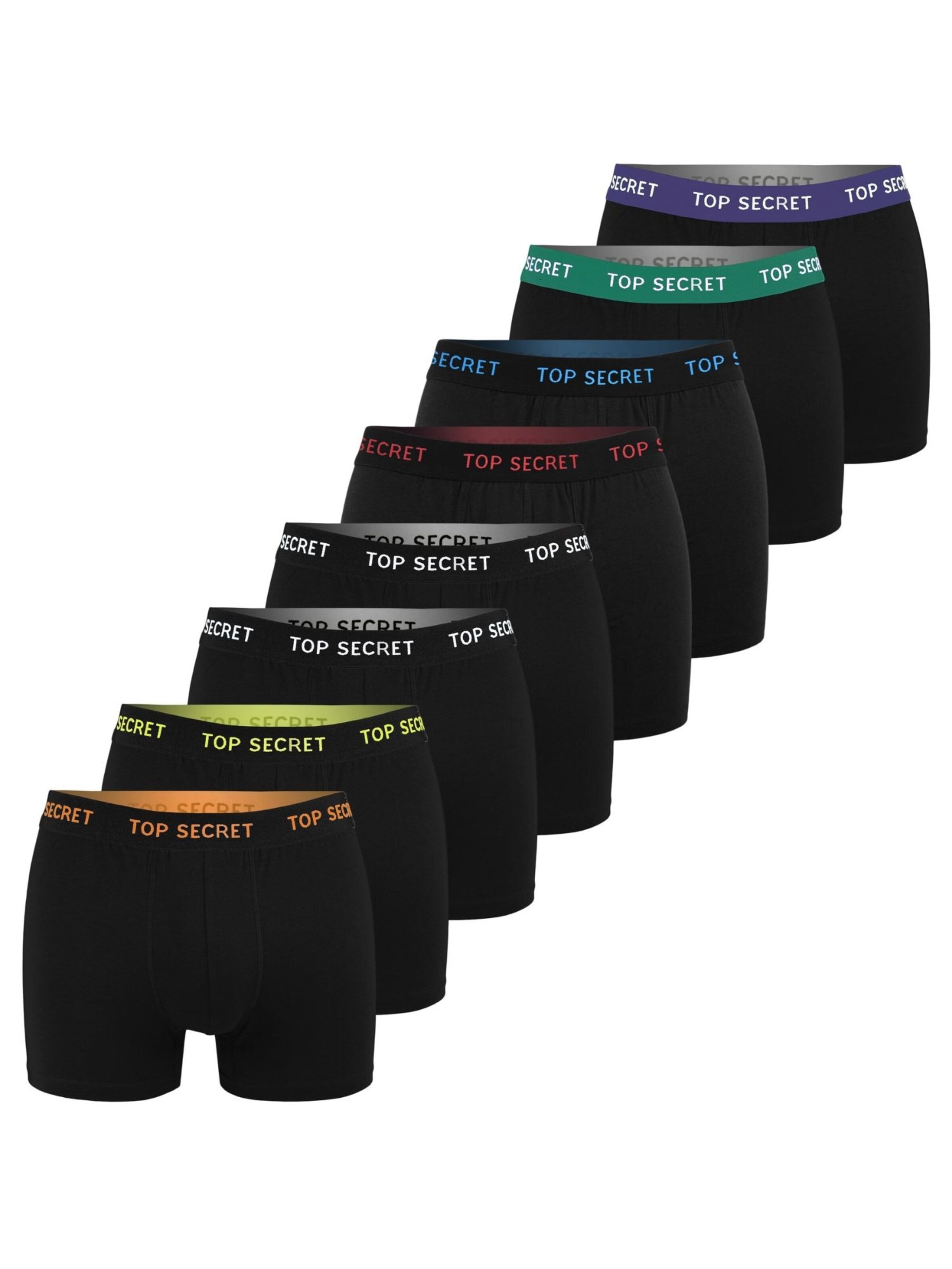 Top Secret Boxer shorts in Black: front