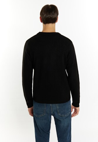 MO - Pullover 'Reiswood' em preto