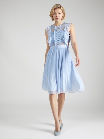 Robe de cocktail APART en bleu : devant