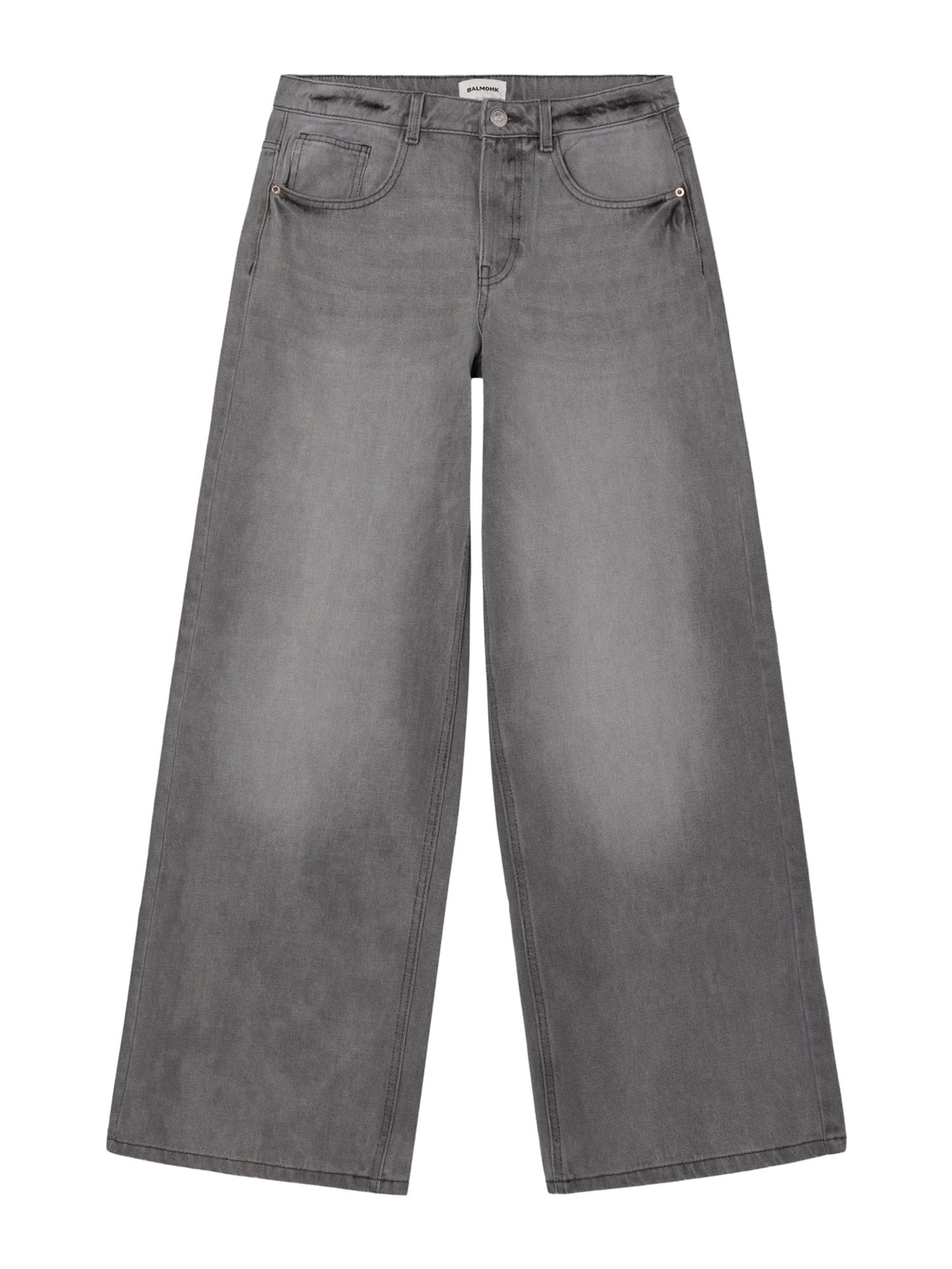 BALMOHK Barrel Jeansy 'RITA' w kolorze szary: przód