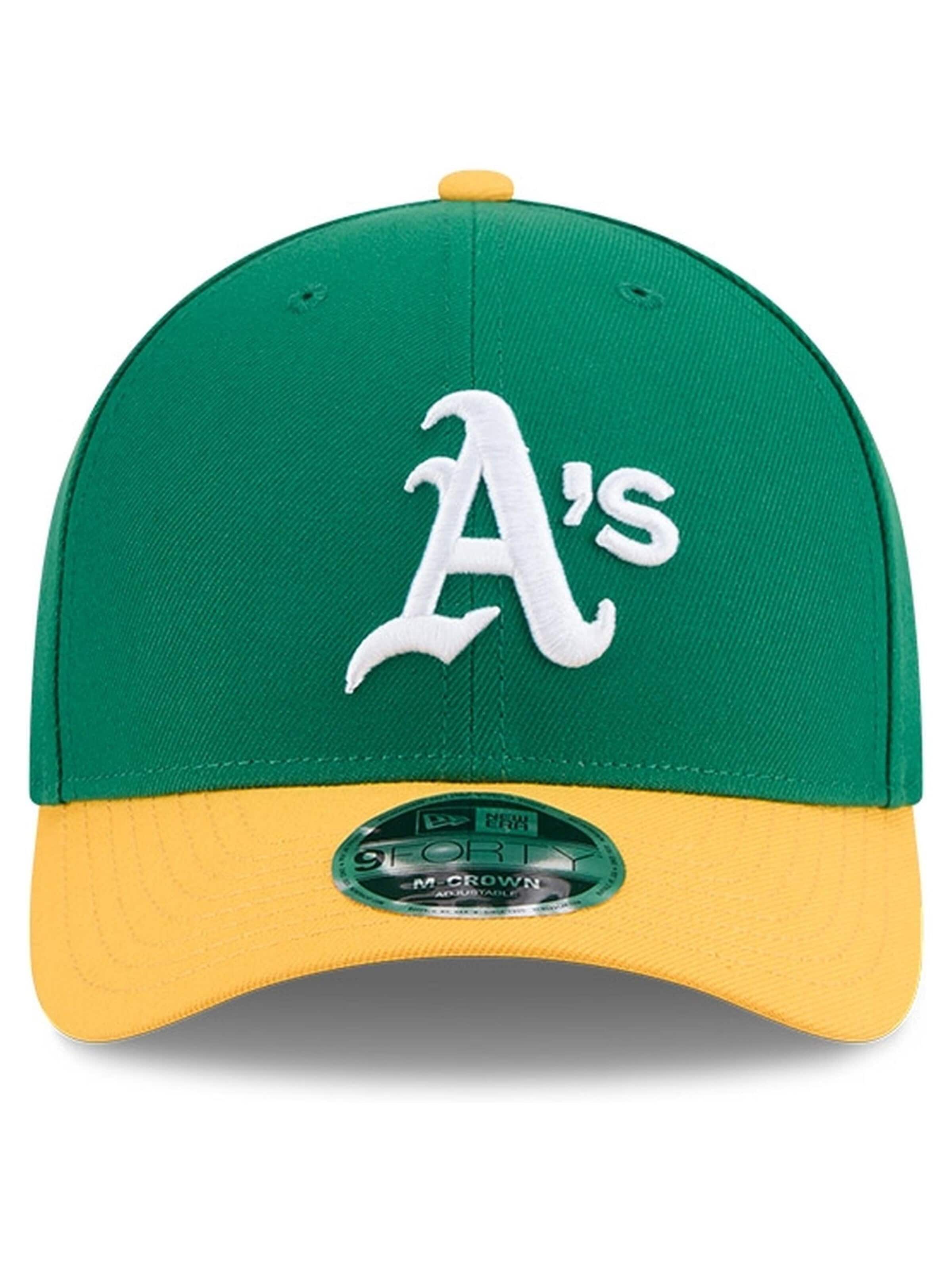 NEW ERA - Gorra 'Gorra new era verde athletics mlb25 hall of fame 940mc oakathco' en verde: frente