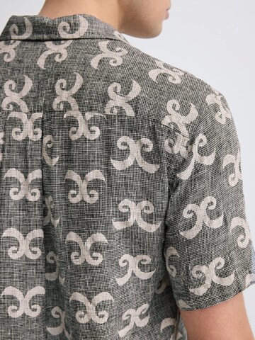 Casual Friday - Comfort Fit Camisa ' CFTanner Checked ' em bege