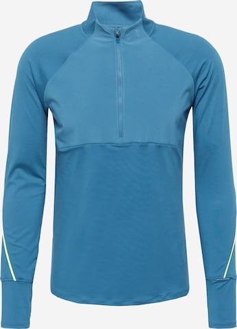 UNDER ARMOUR Performance shirt 'Qualifier' in Blue: front