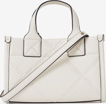 Karl Lagerfeld - Bolso de mano en blanco