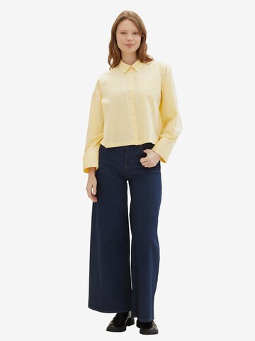 TOM TAILOR DENIM Blouse in Yellow