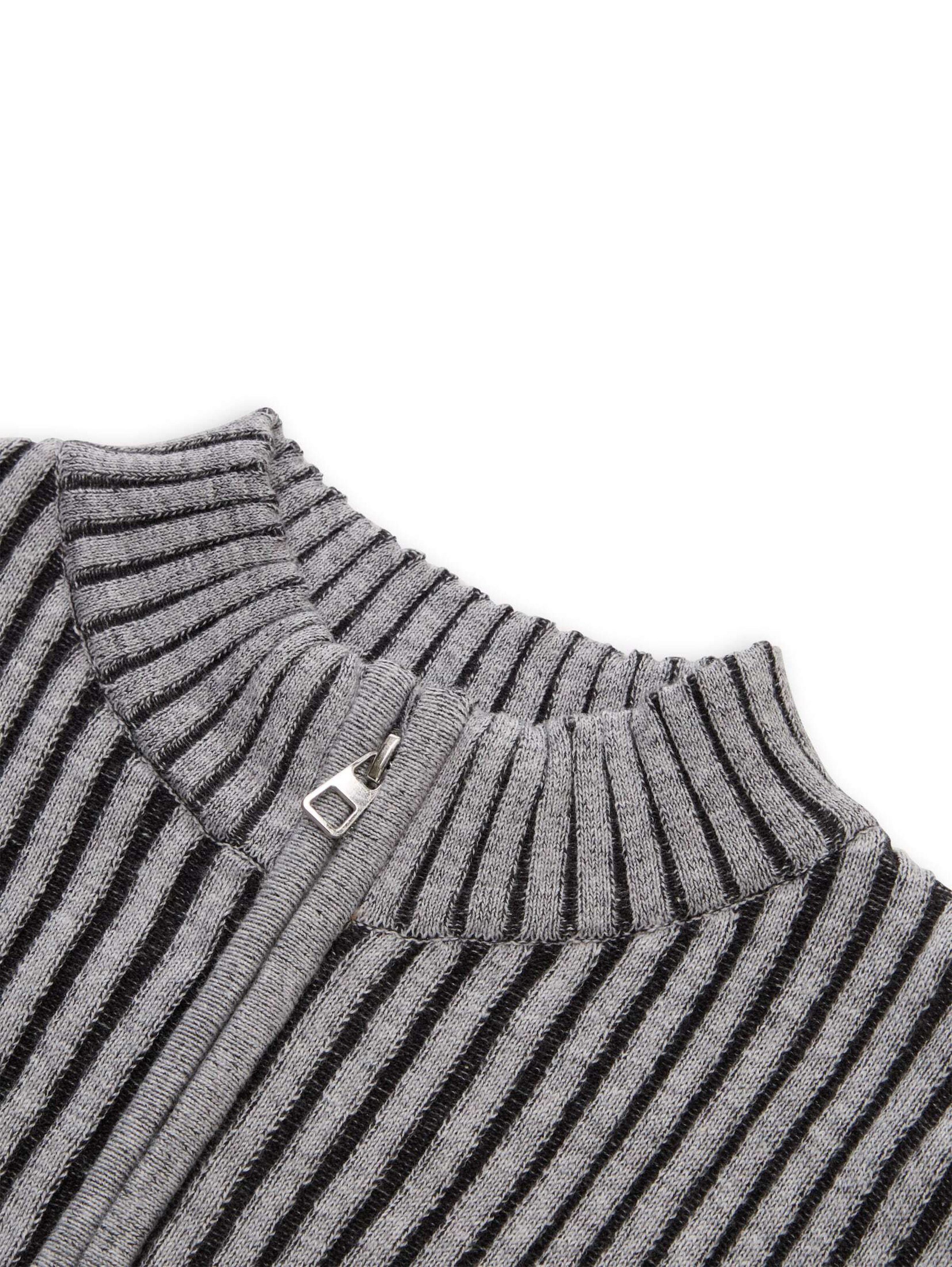 TOM TAILOR Knit cardigan in Grey