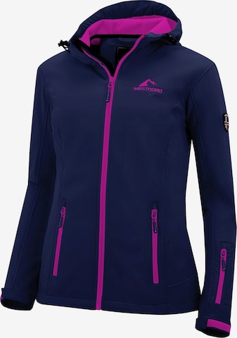 WESTFJORD Outdoor Jacket in Blue: front
