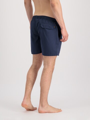 ALPHA INDUSTRIES Badehose in Blau