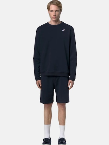 K-Way Regular Outdoorbyxa 'K-WAY CASIMIR POLY COTTON BERMUDA' i blå