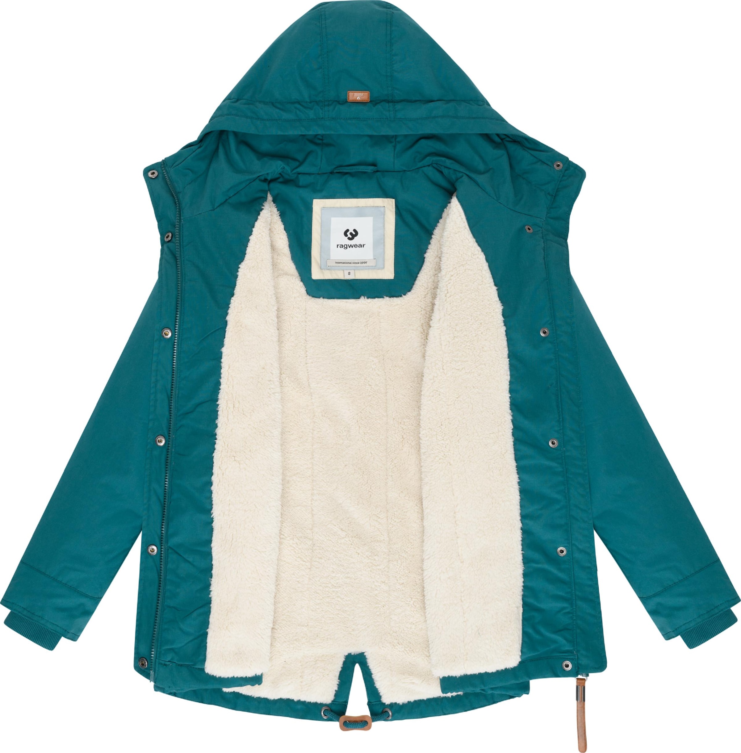 Ragwear Winter Jacket 'YOUMODO' in Green