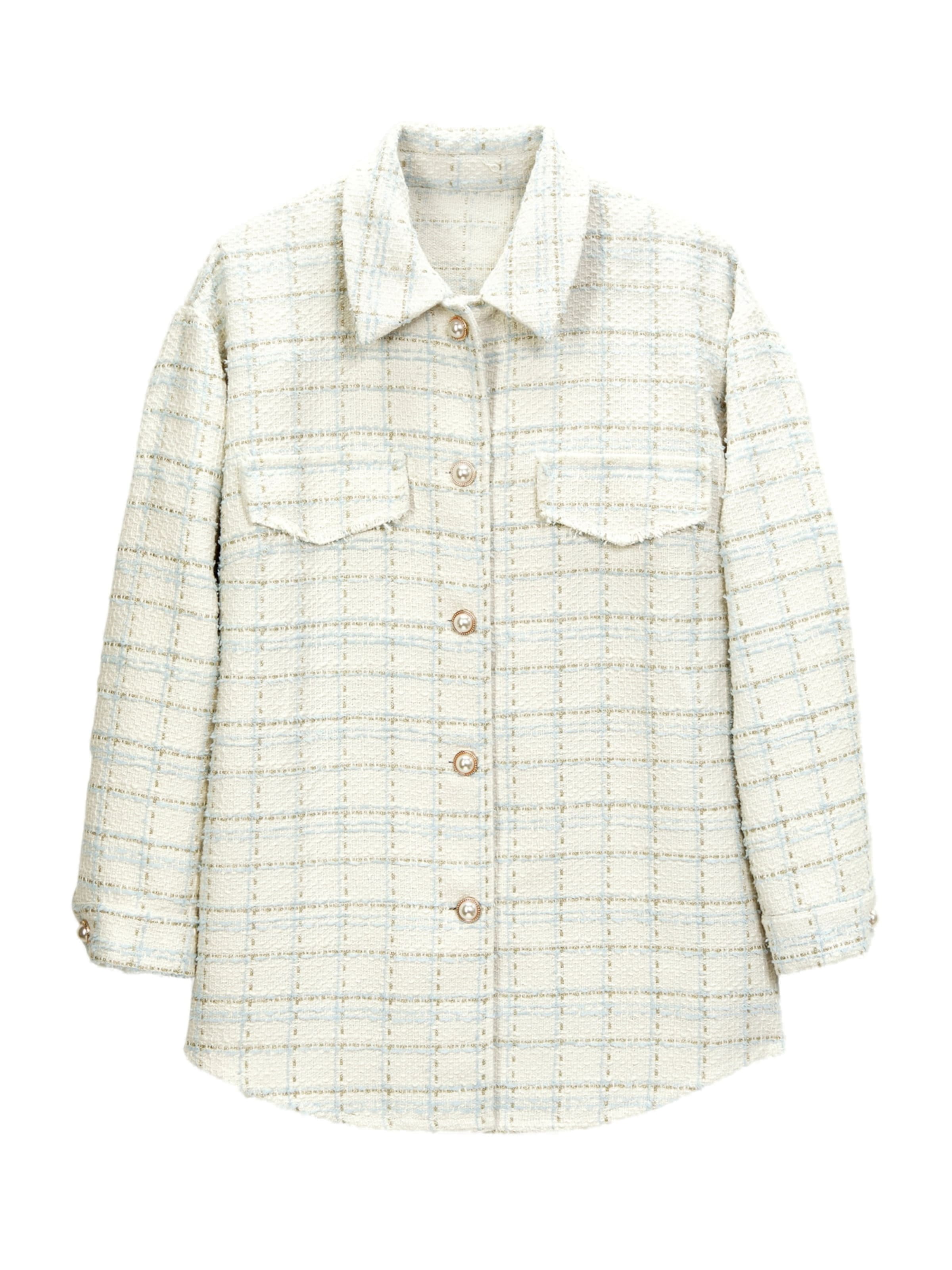 MADELEINE Tussenjas in Wit: voorkant