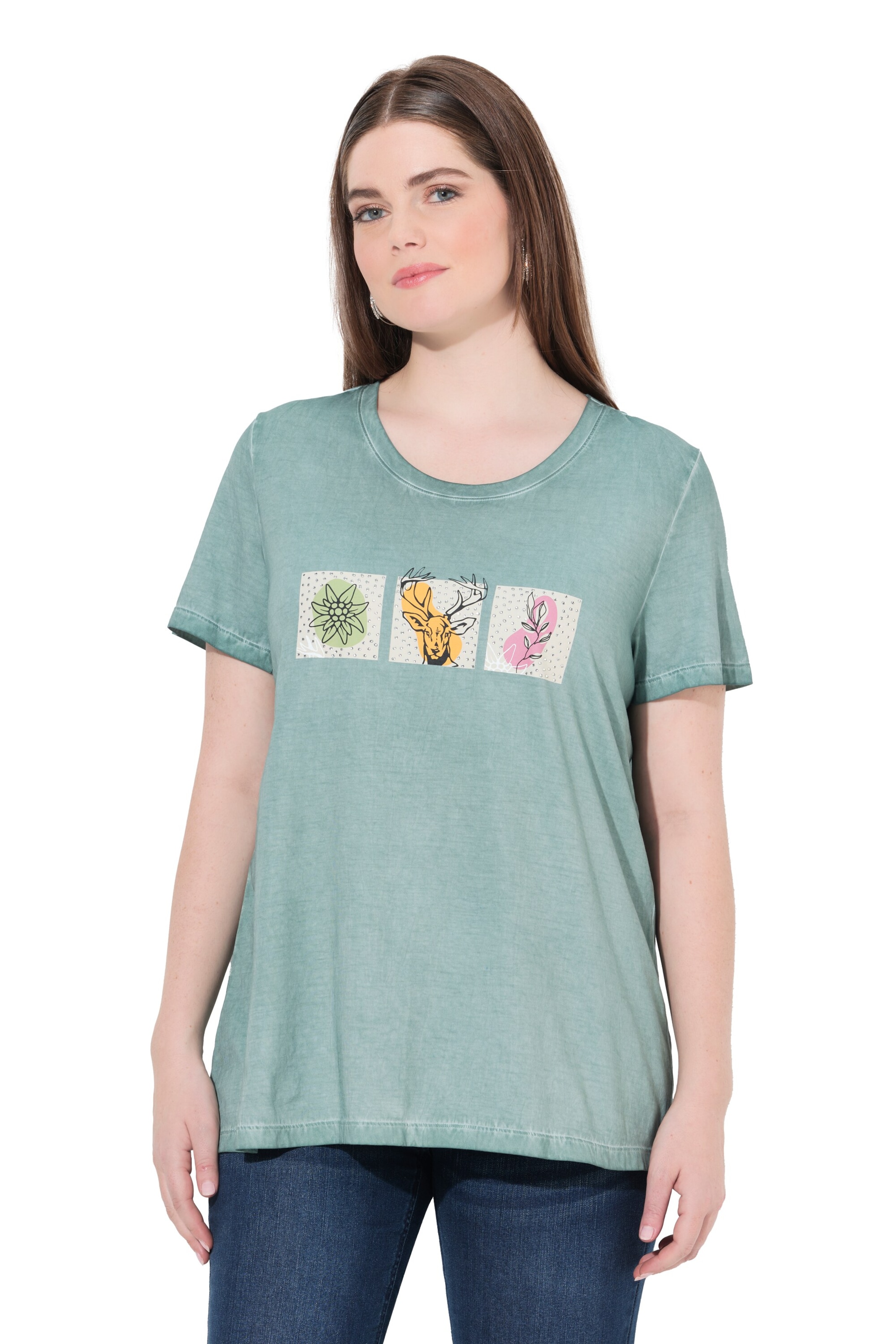 Ulla Popken Shirt in Blue: front