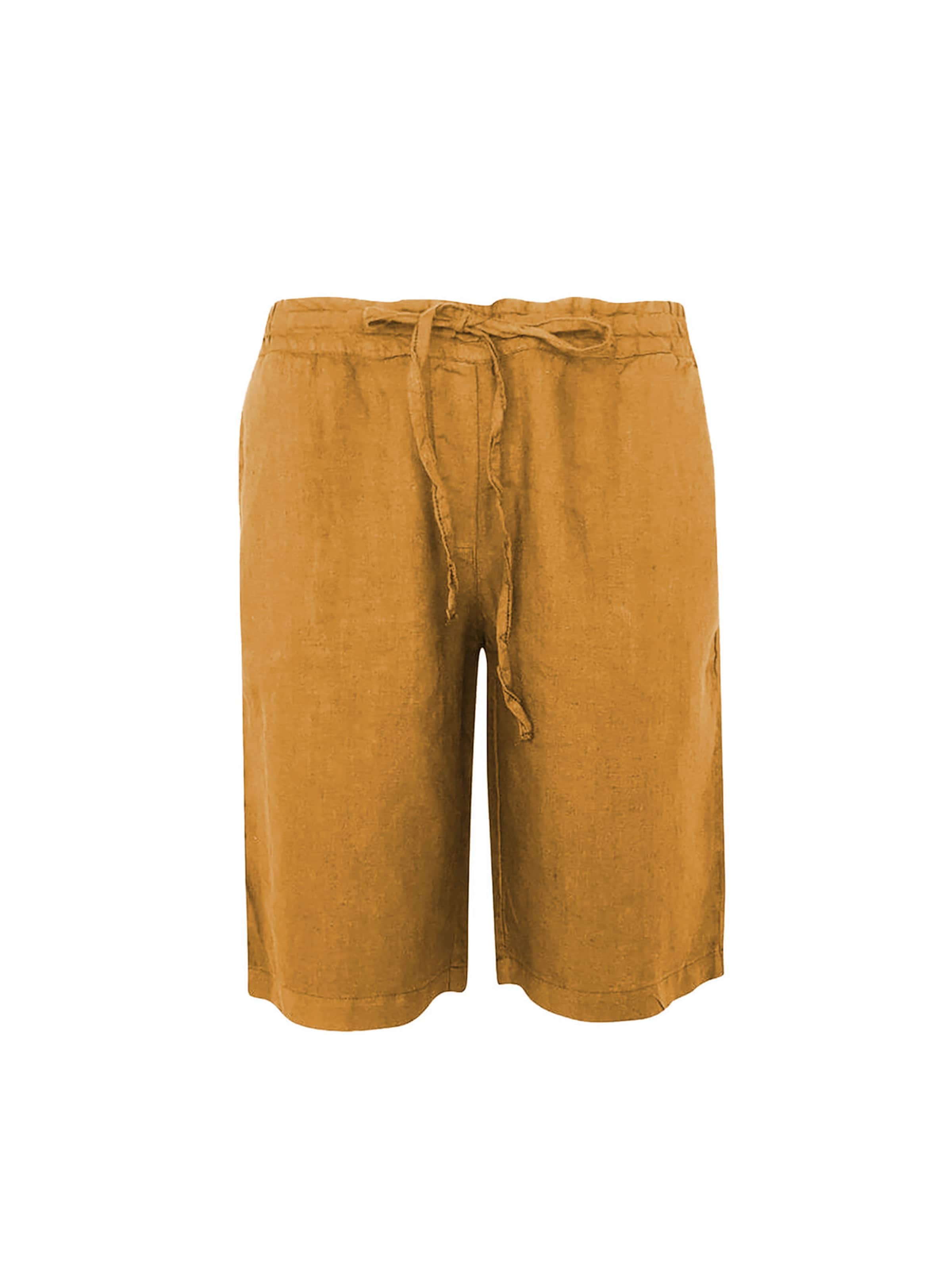 Regular Pantalon Haris Cotton en jaune : devant