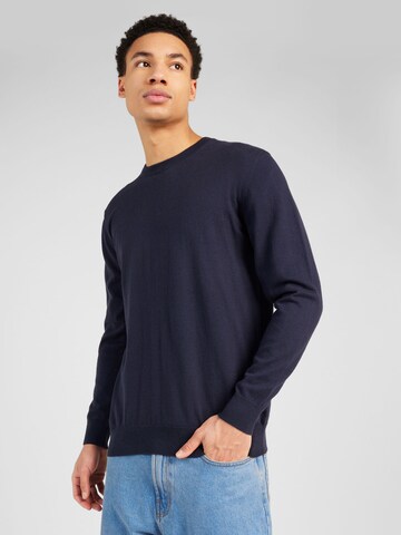 MADS NORGAARD COPENHAGEN Pullover in Blau: Vorderseite