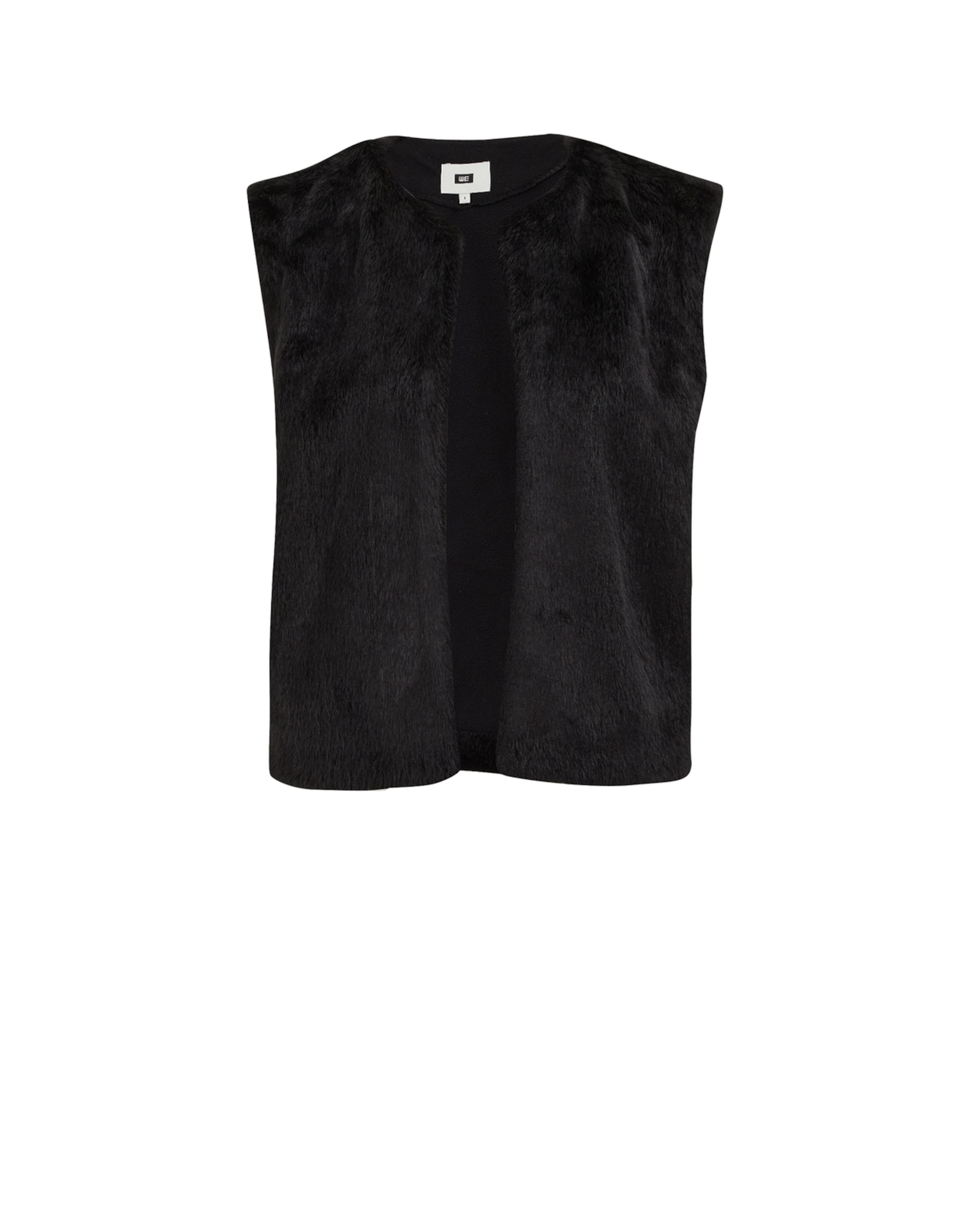 melns WE Fashion Veste: no priekšpuses