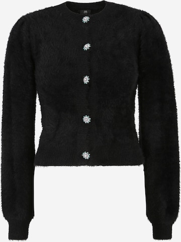 River Island Petite Knit Cardigan in Black: front