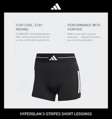 ADIDAS PERFORMANCESkinny Sportske hlače 'HYG' - crna boja