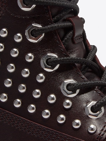 Bottines à lacets TIMBERLAND en violet