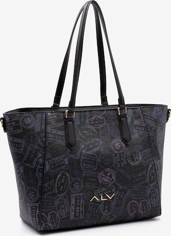 Shopper di ALV By Alviero Martini in nero: frontale