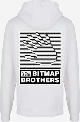 F4NT4STIC Sweatshirt 'Bitmap Bros' in Wit