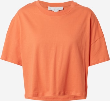 Tricou de la NU-IN pe portocaliu: față