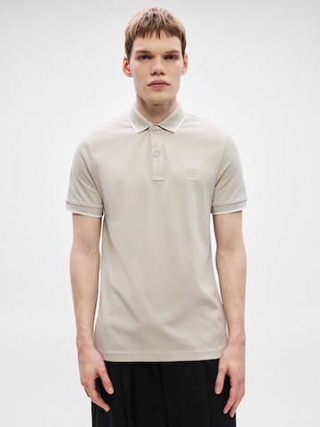 BOSS Футболка 'Passertip' в Серый: спереди