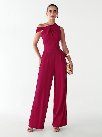 BWLDR Jumpsuit 'Fergie' in Lila: voorkant