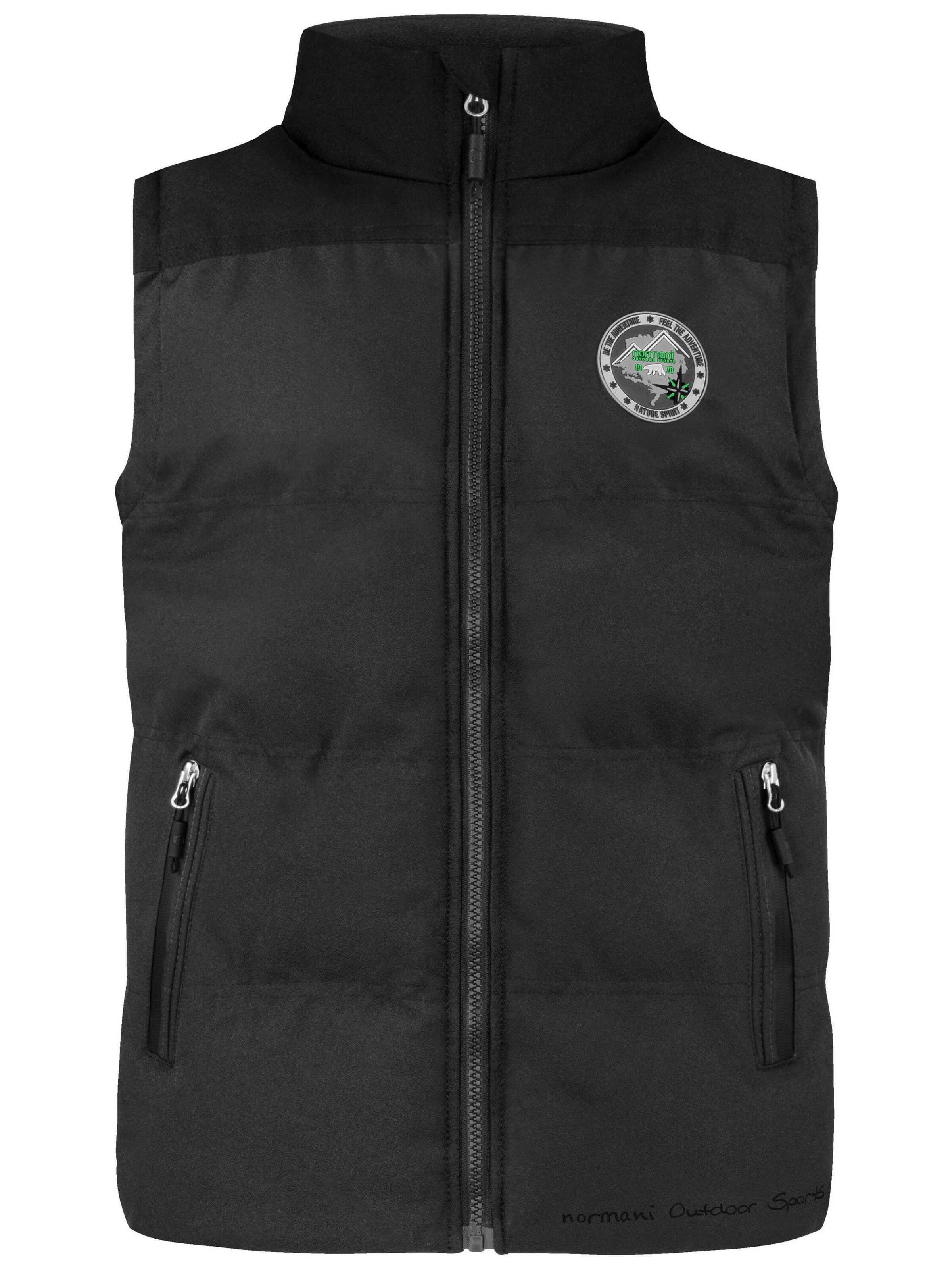 Gilet de sport 'Skien' normani en noir