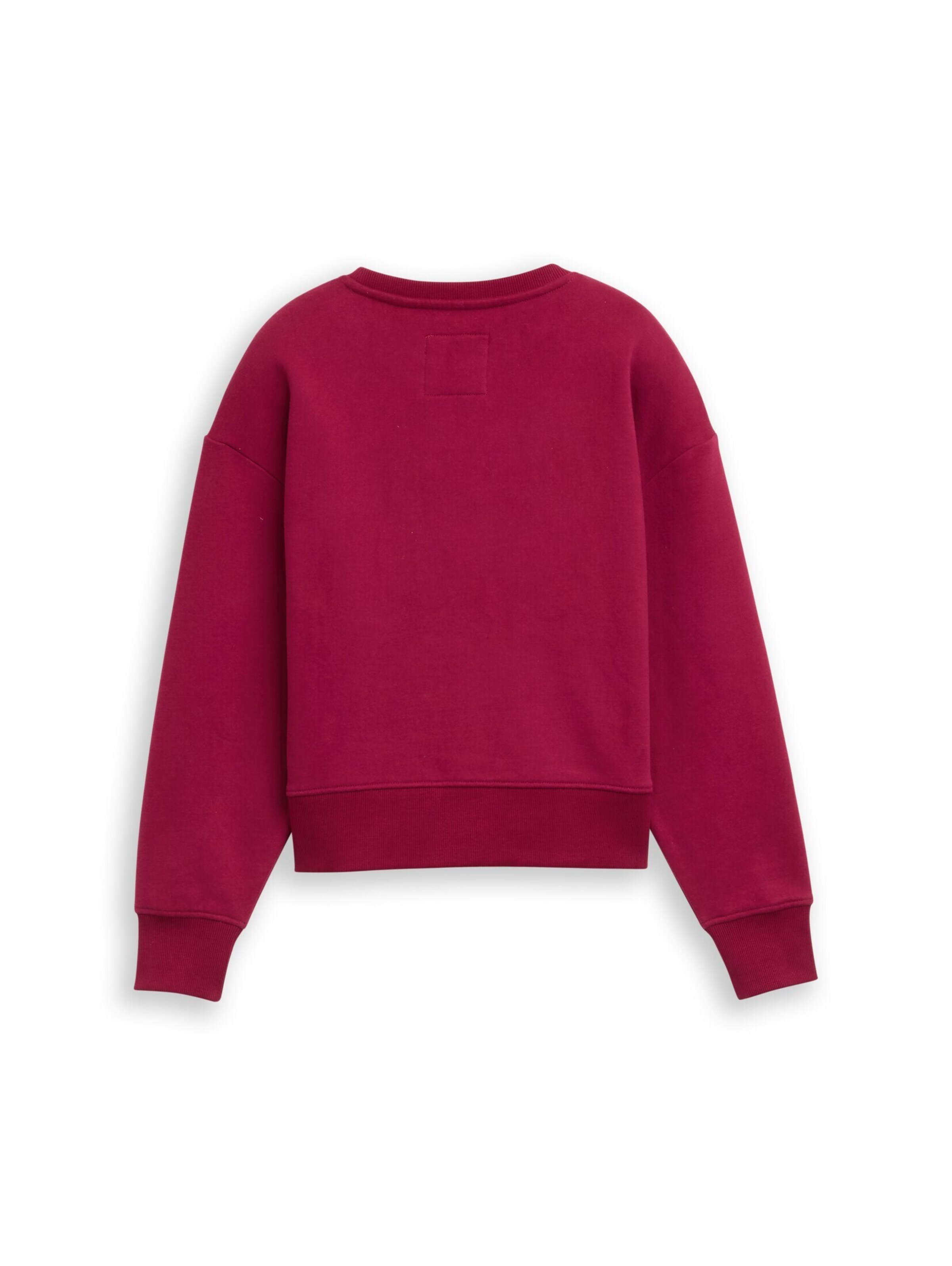 TOM TAILOR Sweatshirt in Red