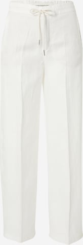 DRYKORN Regular Pleated Pants 'FAE' in White: front