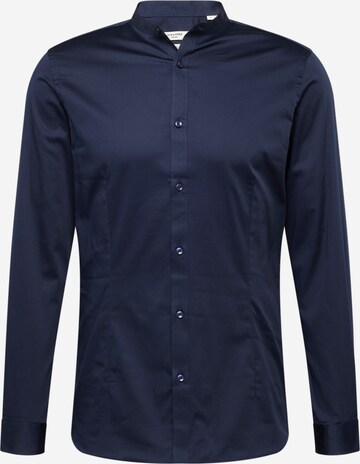 JACK & JONES Button Up Shirt 'JPRBLAPARMA' in Blue: front