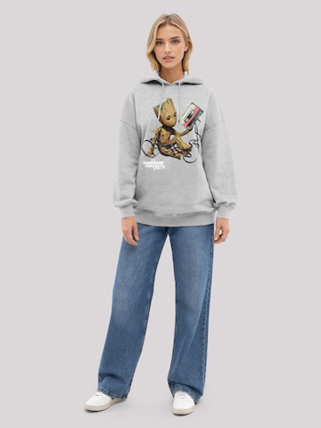F4NT4STIC Sweatshirt 'Marvel Guardians Of The Galaxy Vol2 Groot Tape' in Grau