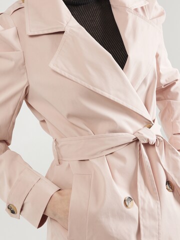 Manteau mi-saison 'ORCHID' ONLY en rose