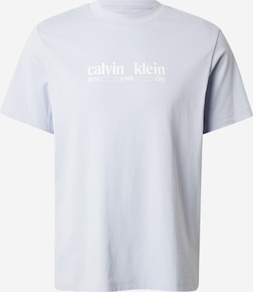 Calvin Klein JeansMajica 'NYC' - ljubičasta boja: prednji dio