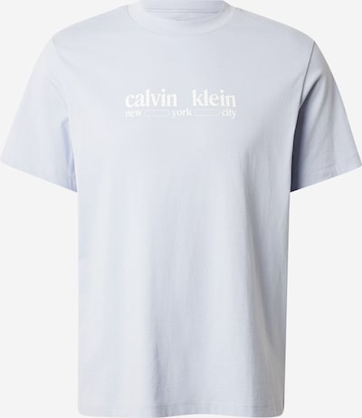Marškinėliai 'NYC' iš Calvin Klein Jeans, spalva – pastelinė violetinė / balta, Prekių apžvalga