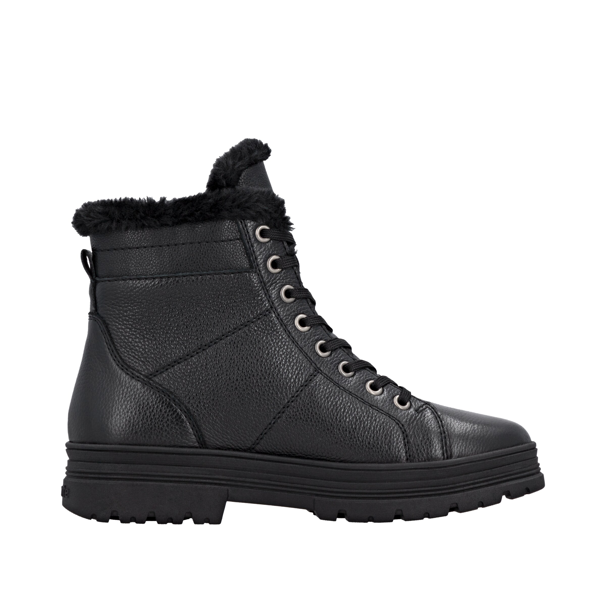 REMONTE Schnürstiefelette in Schwarz