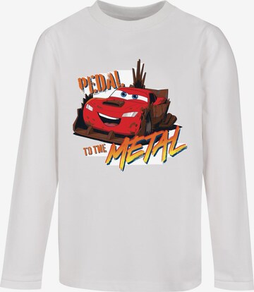 ABSOLUTE CULT Shirt 'Cars - Pedal To The Metal' in White: front
