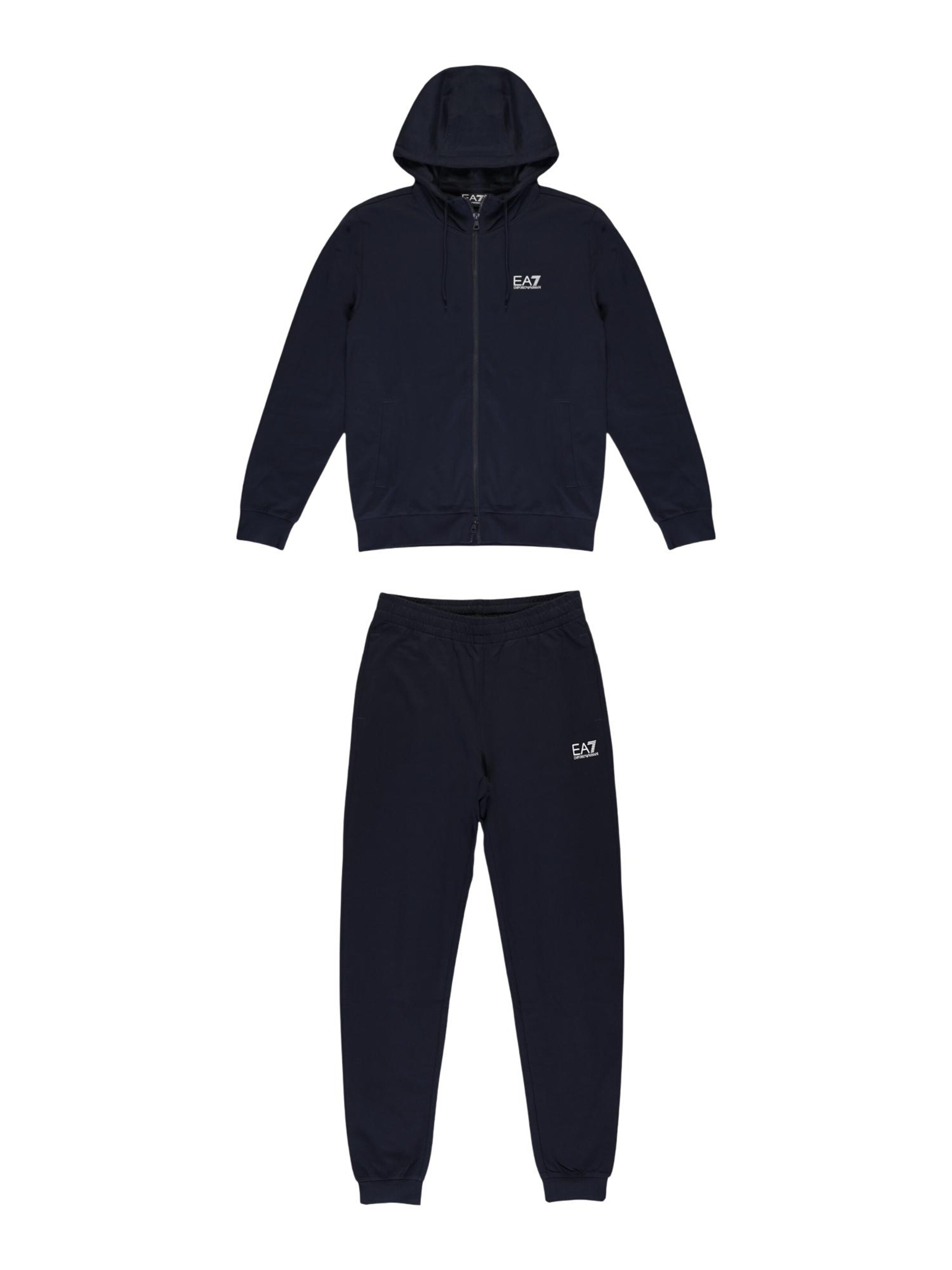 EA7 Emporio Armani - Chándal en azul: frente