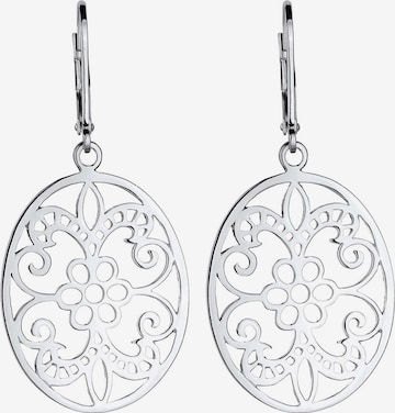 ELLI Earrings 'Ornament' in Silver