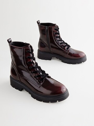 Next - Botines con cordones 'Forever Comfort®' en rojo