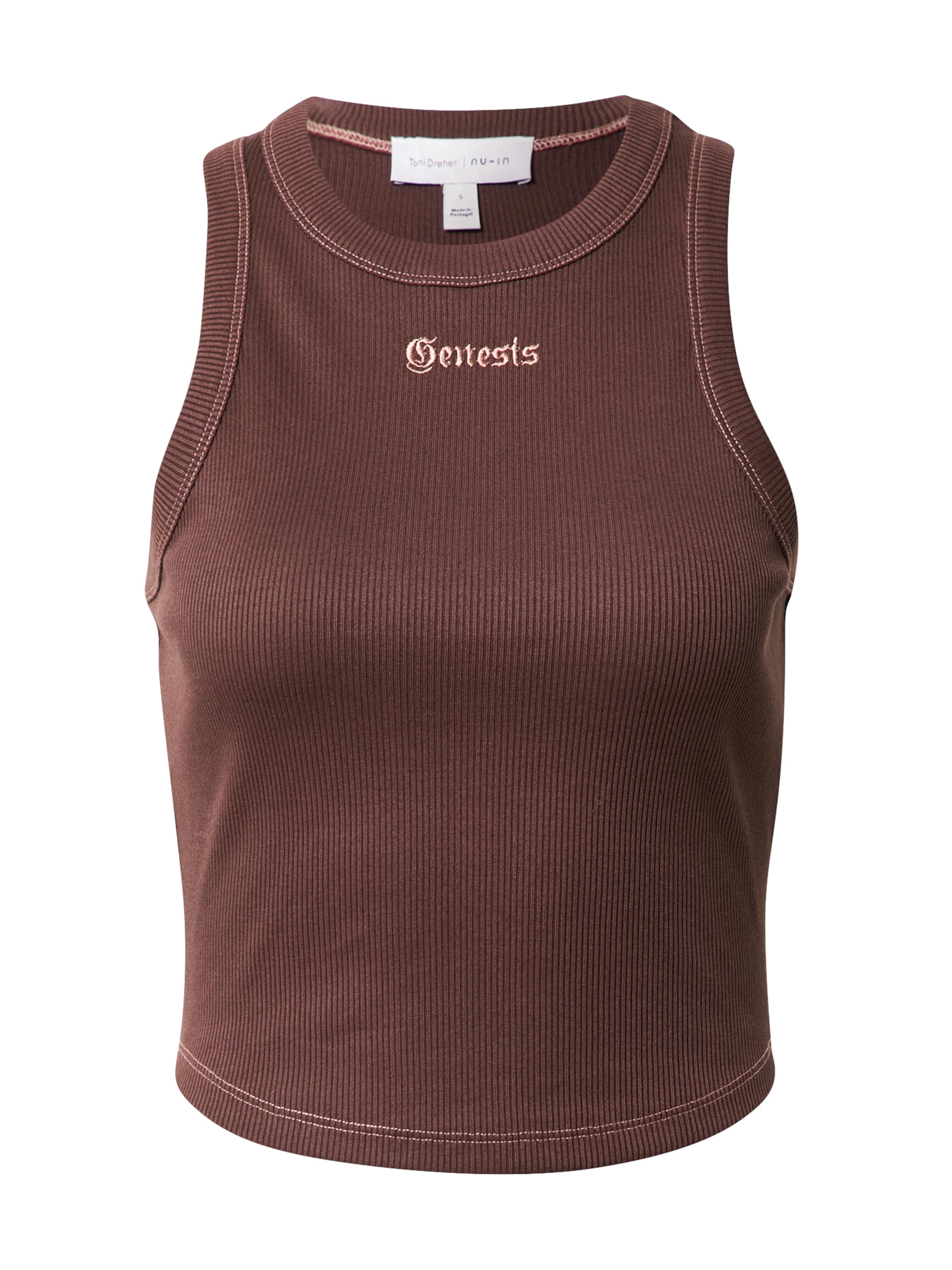 NU-IN Top 'Genesis' | čokolada / roza barva, Prikaz izdelka