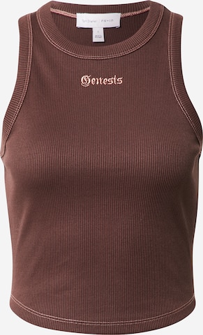 NU-IN Top 'Genesis' in Brown: front