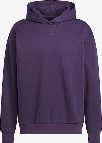 Sweat de sport ADIDAS PERFORMANCE en violet : devant
