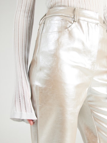 Nasty Gal Wide leg Broek in Goud