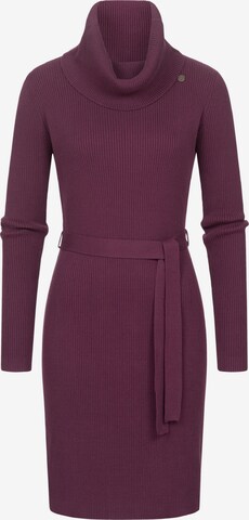 Ragwear Knit dress 'Miyya' in Purple: front